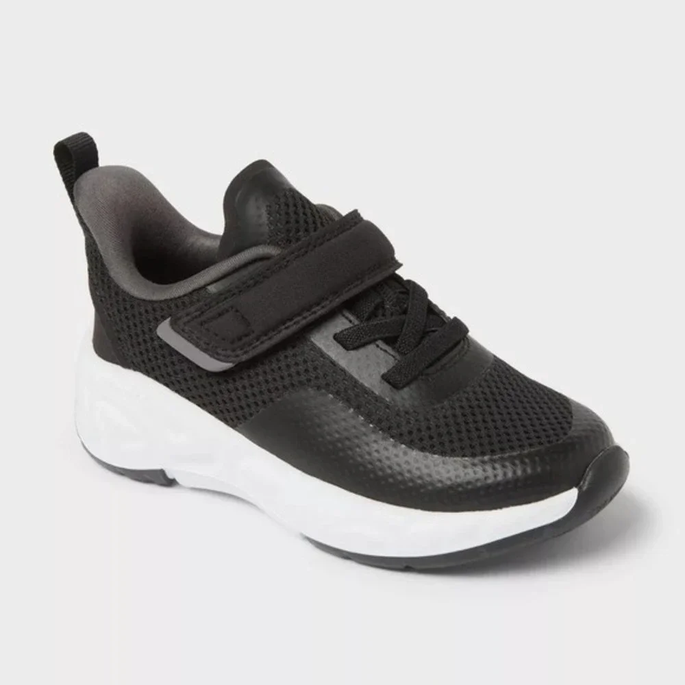 Baby Sneakers by All In Motion Peyton Black‎ Size 6 New With Tags